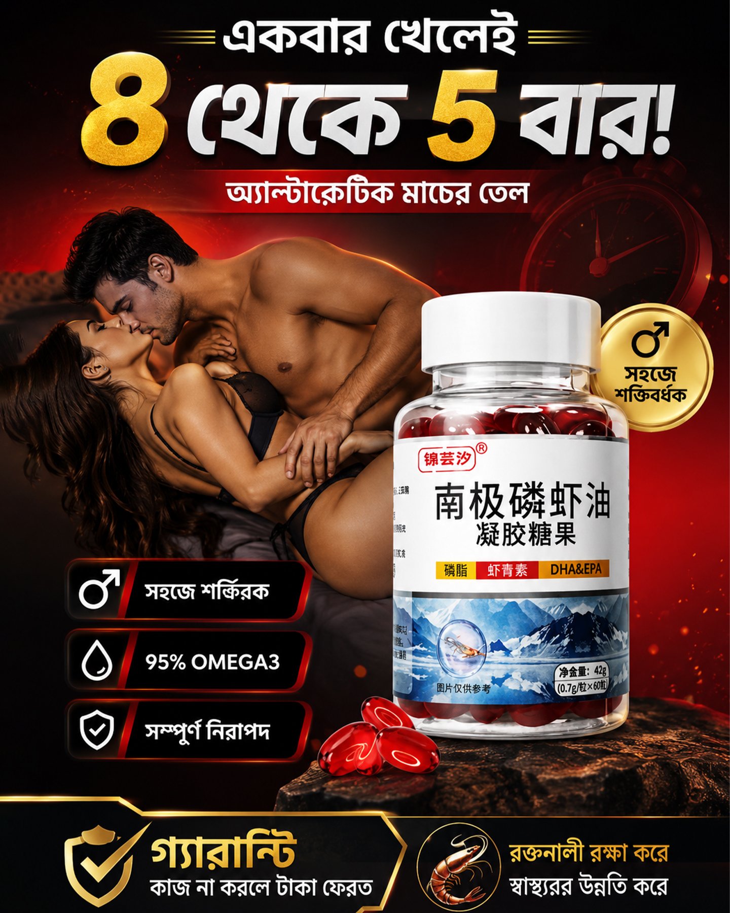 অ্যান্টার্কটিক ক্রিল তেল পণ্য